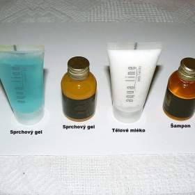Foto inzerátu ŠAMPON CESTOVNÍ nebo SPRCHOVÝ GEL nebo TĚLOVÉ MLÉKO