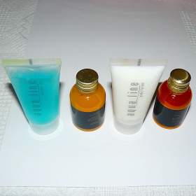 Foto inzerátu ŠAMPON CESTOVNÍ nebo SPRCHOVÝ GEL nebo TĚLOVÉ MLÉKO