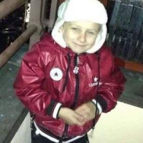 Foto inzerátu dětská karmínová jarní bunda v.116 -122 Converse