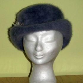 Dámský klobouček -  obvod hlavy 56 cm / 19370896