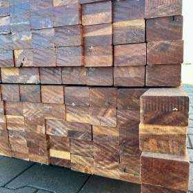 Foto inzerátu cumaru exotický stavební trám na terasu, exotické dřevo 38X58mm