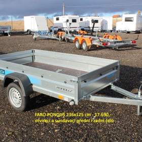 Přívěs FARO Pondus 236x125x320 750kg / 19371871
