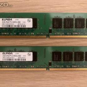 4 GB RAM DDR2 Elpida EB21UE8ACWA- 8GE (2 x 2 GB) / 19373836