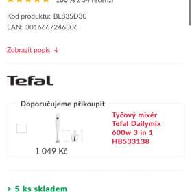 Foto inzerátu Multifunkční mixér