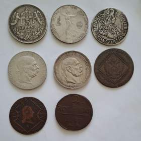 Foto inzerátu 8 starých mincí 