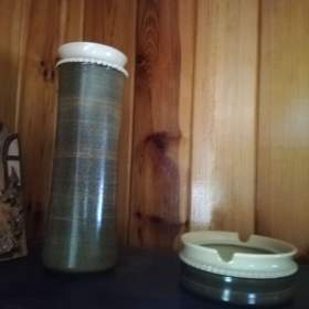 Foto inzerátu Keramická váza a popelník