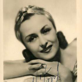 Hana Vítová, autogram na propagační fotografii, 30. léta  / 19387234