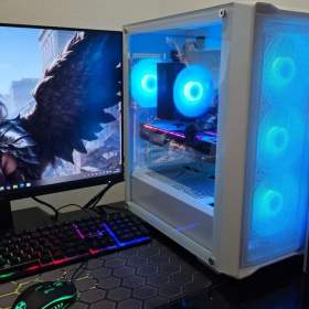 Obrázek k inzerátu: Bílé Herní PC AMD Ryzen 5 3600, RX5700XT, 32GB, M.2 SSD 1TB, WIFI+BT, ...