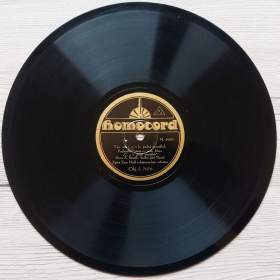 Foto inzerátu Šelaková gramodeska C. a K. polní maršálek z roku 1930