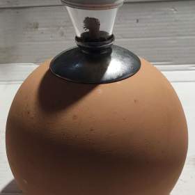 Terakotová lampa  / 19393871