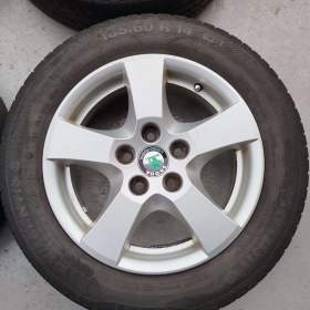 ALU disky Fabia + letní pneumatiky  / 19396725