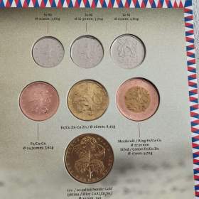 Foto inzerátu Sada oběžných mincí České republiky a slovenských euromincí roku 2018 ke vzniku ČSR.