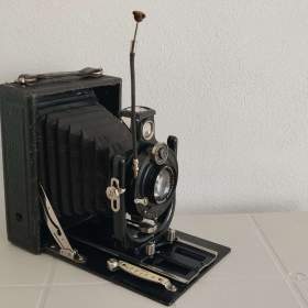 Fotka k inzerátu Starý fotoaparát Voigtlander VAG Skopar, hodně velký, zachovaly / 18607489