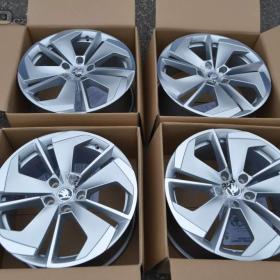 4ks NOVÉ orig. alu disky Škoda Octavia IV(RS) 7.5Jx18, 5x112 / 19403950