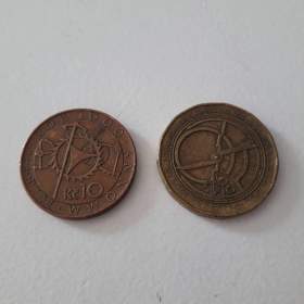 Mince z oběhu 10 a 20 Kč r. 2000 MILÉNIUM. / 19404191