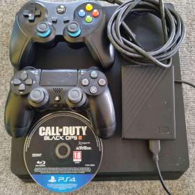 Playstation 4 slim, 1Tb + externí pevný disk Wd 4tb / 19407510