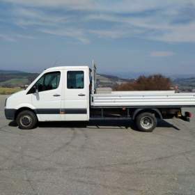 Volkswagen Crafter, 7 míst, dvojitá zadní kola, valník  / 19407620