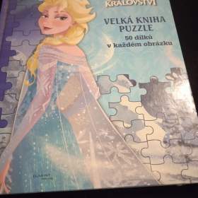 Prodám knihu puzzle Ledové království za 150,-  Kč. / 19409006