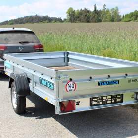 Foto inzerátu Přívěs Zaslaw 300SUD 300x150x35 750kg sklopný, náprava 1000kg