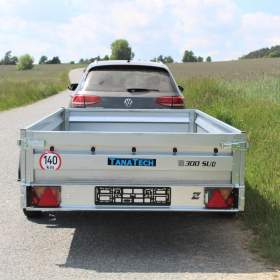 Foto inzerátu Přívěs Zaslaw 300SUD 300x150x35 750kg sklopný, náprava 1000kg