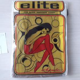  Punčochové kalhoty -  silonky Elite Borisa -  hnědé, retro  / 19411541