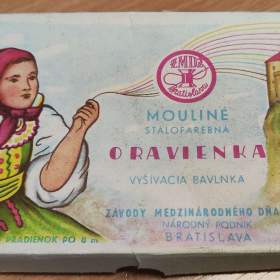 Fotka k inzerátu Vyšívací bavlnka ORAVIENKA / 18062029