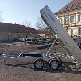 Foto inzerátu Přívěs Saris 1-str. sklápěč K1 306 170 2700 2 Elektro