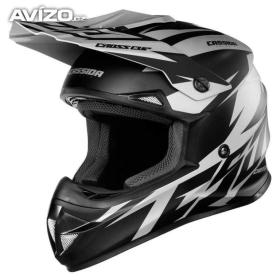 Prodám Motokrosová přilba Cassida Cross Cup Two černo- šedá / 19419370