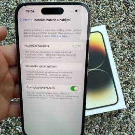 iPhone 14 pro -  baterie 100% gold / 19423467