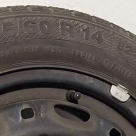 Sada 4 kol (plechový disk + pneu) na Škodu/VW R14, Letní pneu 185/60 (82T), disk 6Jx14 ET43 / 19424830
