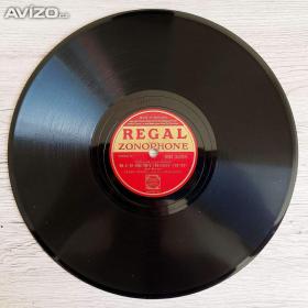 Fotka k inzerátu Starožitná gramodeska TEDDY POWELL &  HIS ORCHESTRA -  šelak 78 ot./min. / 19176022