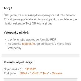 Sima Lonely tour Ostrava / 19429456