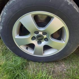 Foto inzerátu alu kola 16 + letní pneu 225/60 r16, vzorek 5-6mm