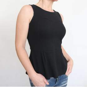 Foto inzerátu Černé peplum tričko Orsay vel.S