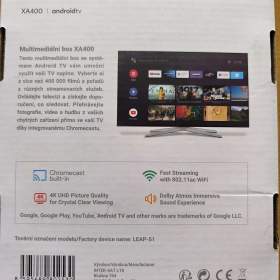 Foto inzerátu TESLA MediaBox XA400 Android TV 