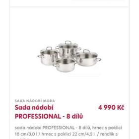 Foto inzerátu Sada nádobí professionál mora