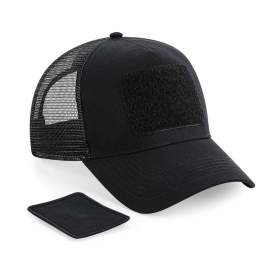Kšiltovka Beechfield Patch Snapback Trucker -  černá / 19435701