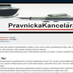 PravnickaKancelar. cz / 19436436