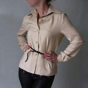 Foto inzerátu Retro košile s hedvábím Alexon vel.S-M