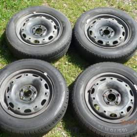 4xObutá letní sada kol na ŠKODA FABIA 1 BARUM 165/70 R14 2x7MM 2x3,5MM / 19438630