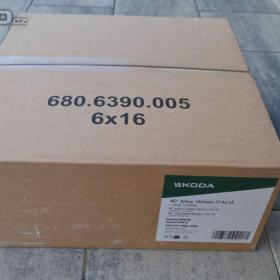 Foto inzerátu Škoda Kamiq/Scala, S.Arona – NOVÉ 16 originál Alu disky 6x16, ET35