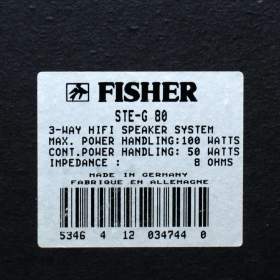 Foto inzerátu Reprobedny Fisher STE-G 80.