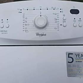 PRACKA WHIRLPOOL, HORNI PLNENI,5KG, DISPLEJ, ZACHOVALA, TRIDA A+ / 19446813