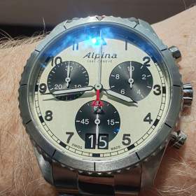 Nové Švýcarské hodinky Alpina -  Startimer Pilot Chronograph / 19450820