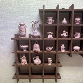 Mini růžový porcelán / 19451559