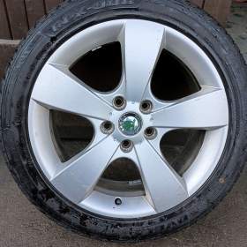 Prodám ALU kola originál škoda 5x112 / 19453231