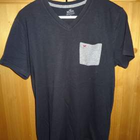 Černé tričko Hollister M / 19455076