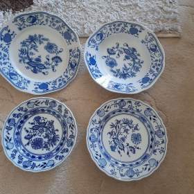 Prodám set nádobí -  originál cibulák, cibulákové příbory / 19456085
