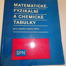 Foto inzerátu Matematické, fyzikální a chemické tabulky