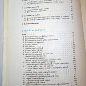 Foto inzerátu Matematické, fyzikální a chemické tabulky